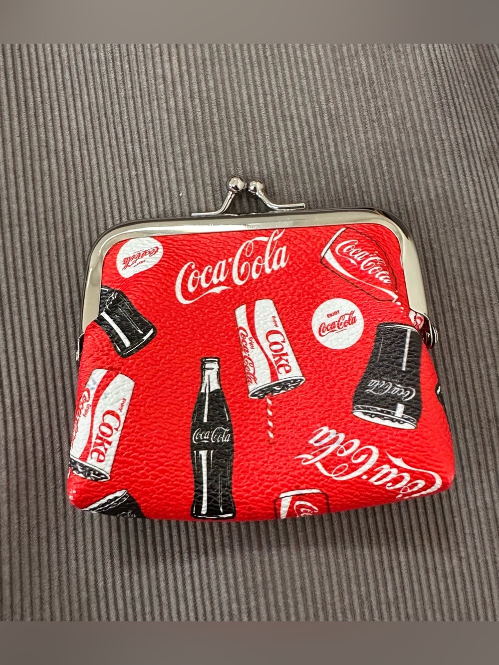 Coca-Cola Coin Purse Snap Closure Enjoy Coca-Cola EUC Coke